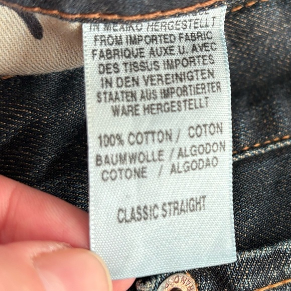 Lucky Brand Men’s 100% cotton Classic Dark Jeans. 36X34 - Picture 7 of 8